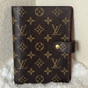 Louis Vuitton Monogram Six Ring Agenda MM